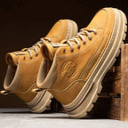 Men’s Classic High-Top Boots – Casual and Work Boots, Non-Slip, Comfortable, Retro Style Winter Boots