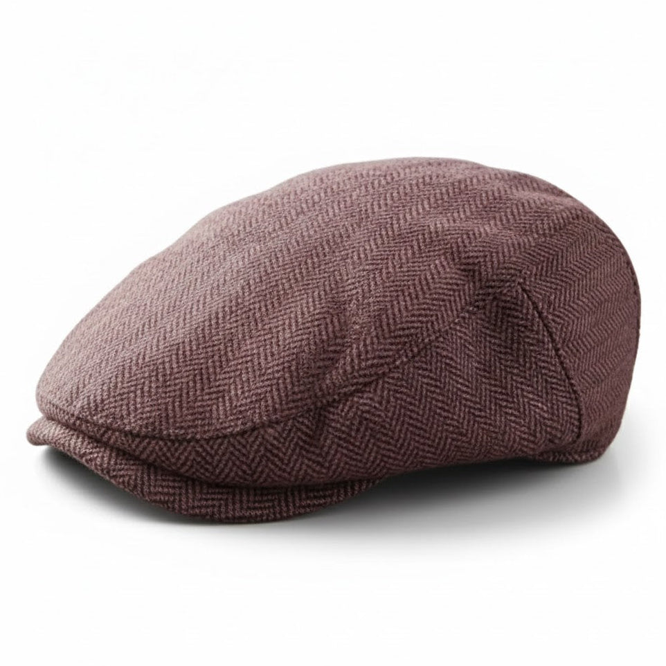 Men’s Solid Color Cotton Beret – Fashion Outdoor Windproof and Warm Casual Hat