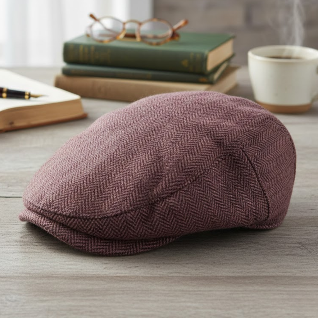 Men’s Solid Color Cotton Beret – Fashion Outdoor Windproof and Warm Casual Hat