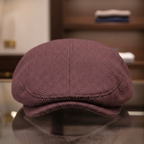 Men’s Solid Color Cotton Beret – Fashion Outdoor Windproof and Warm Casual Hat
