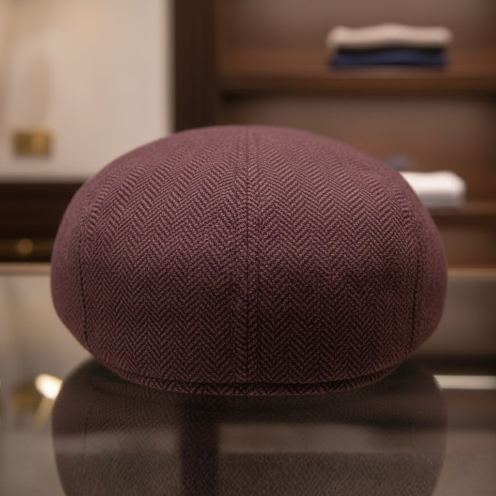 Men’s Solid Color Cotton Beret – Fashion Outdoor Windproof and Warm Casual Hat