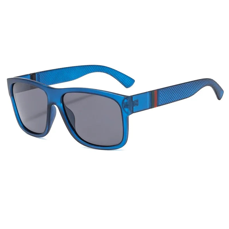 Men’s High-End Polarized Sunglasses – Luxury Square UV400 Driving & Travel Eyewear