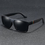 Men’s High-End Polarized Sunglasses – Luxury Square UV400 Driving & Travel Eyewear