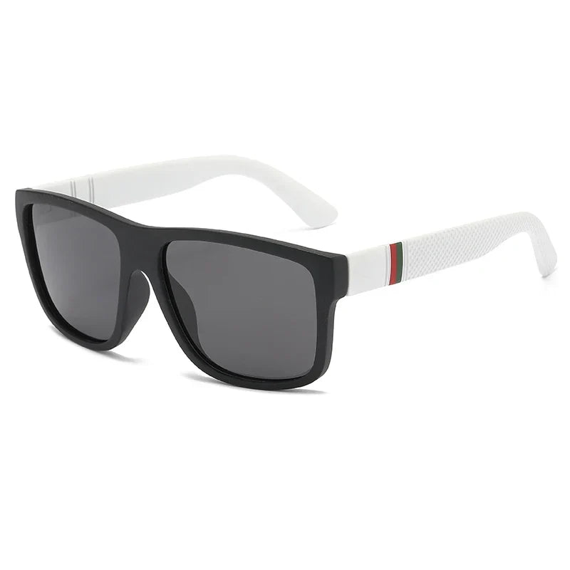 Men’s High-End Polarized Sunglasses – Luxury Square UV400 Driving & Travel Eyewear