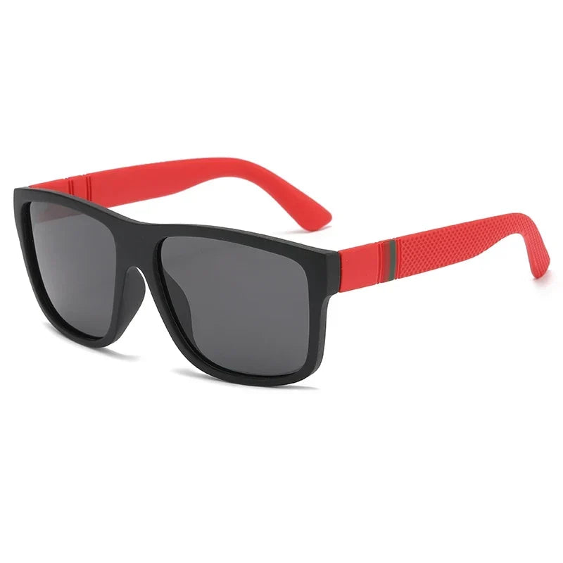 Men’s High-End Polarized Sunglasses – Luxury Square UV400 Driving & Travel Eyewear