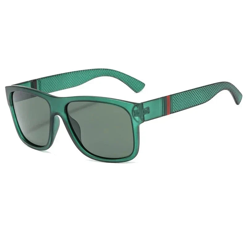 Men’s High-End Polarized Sunglasses – Luxury Square UV400 Driving & Travel Eyewear