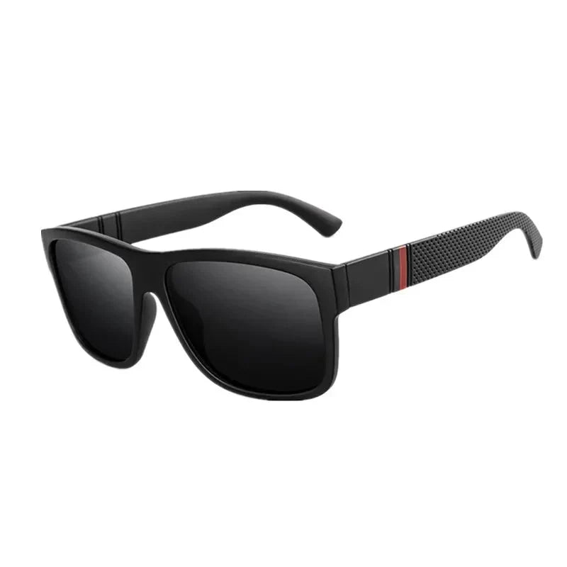 Men’s High-End Polarized Sunglasses – Luxury Square UV400 Driving & Travel Eyewear