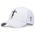Faith Embroidered Baseball Cap – Adjustable Cotton Hip Hop Snapback Hat for Spring and Summer