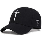 Faith Embroidered Baseball Cap – Adjustable Cotton Hip Hop Snapback Hat for Spring and Summer