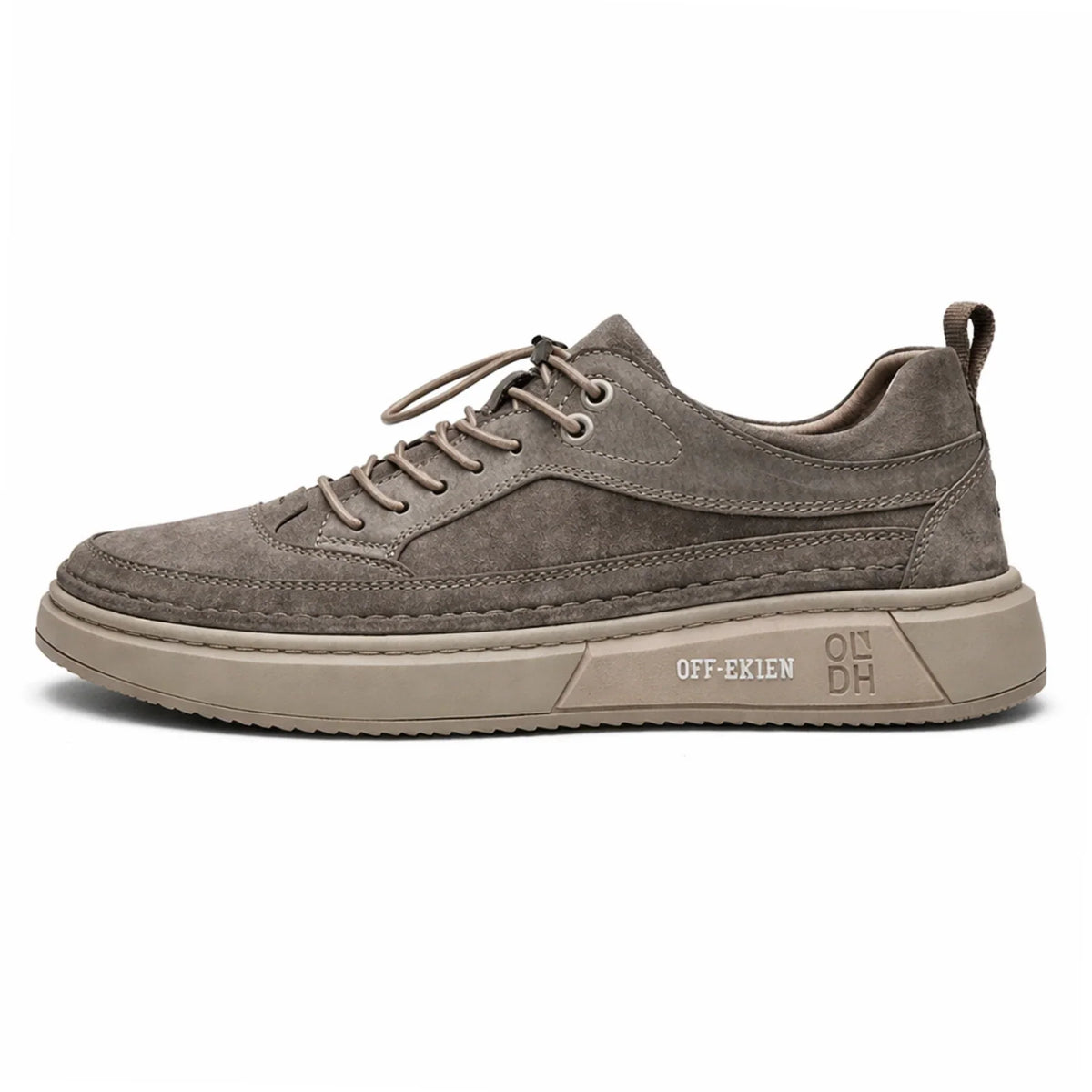 Men’s Fashion Genuine Leather Sneakers – Breathable Autumn Lace-Up Comfortable Casual Shoes