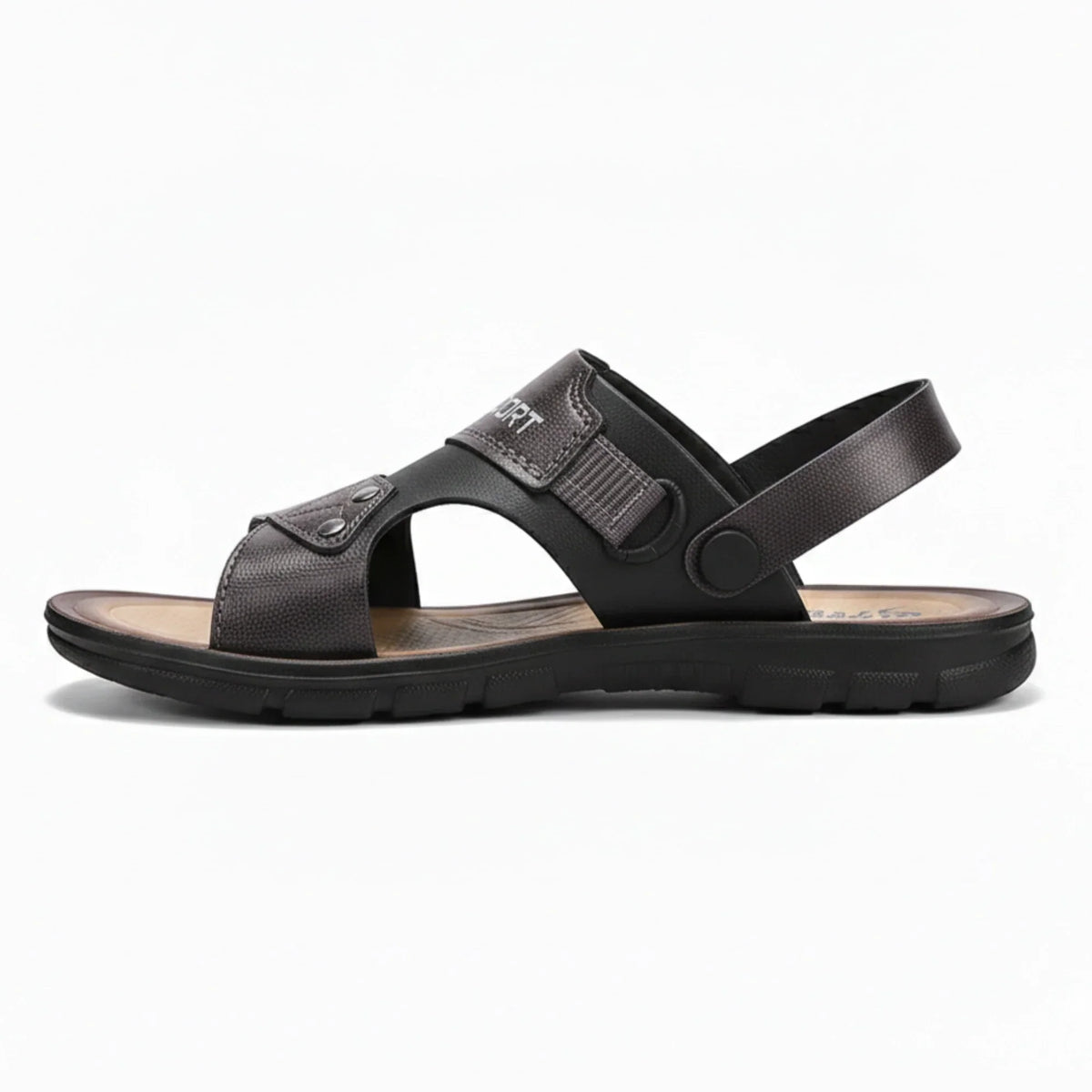Fashion Men’s Summer Sandals Comfortable Casual Beach Slippers Non-Slip Open-Toe Shoes for Men
