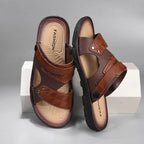 Fashion Men’s Summer Sandals Comfortable Casual Beach Slippers Non-Slip Open-Toe Shoes for Men