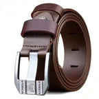 Fashionable Men’s Genuine Leather Belt – Premium Quality Business Belt for Gentlemen