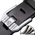 Fashionable Men’s Genuine Leather Belt – Premium Quality Business Belt for Gentlemen
