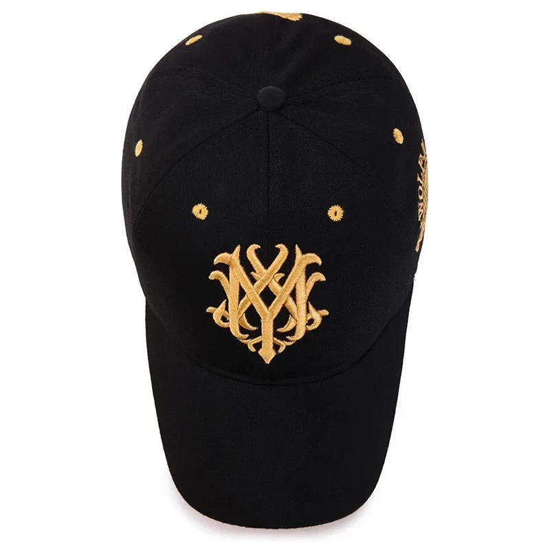 Men’s Totem Embroidered Snapback Baseball Cap – Fashion Hat, Adjustable Flame Design for Sun Protection, Spring and Summer