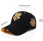 Men’s Totem Embroidered Snapback Baseball Cap – Fashion Hat, Adjustable Flame Design for Sun Protection, Spring and Summer