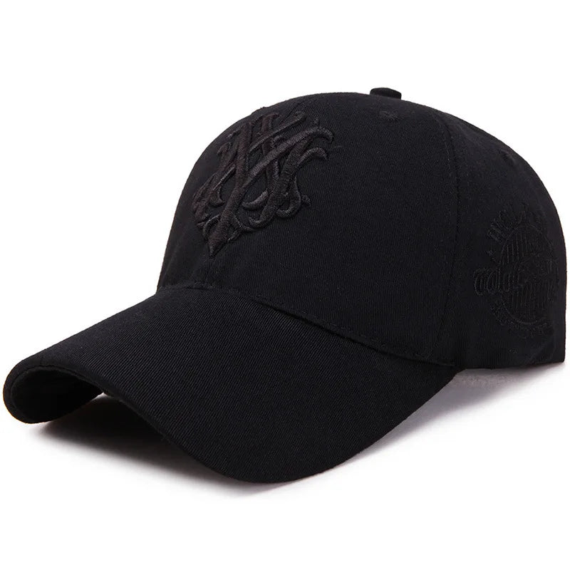 Men’s Totem Embroidered Snapback Baseball Cap – Fashion Hat, Adjustable Flame Design for Sun Protection, Spring and Summer