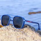 Men’s Formal Business Polarized Sunglasses – TR90 Frame High-Quality Driving Glasses with Carrying Box