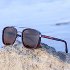 Men’s Formal Business Polarized Sunglasses – TR90 Frame High-Quality Driving Glasses with Carrying Box
