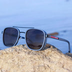 Men’s Formal Business Polarized Sunglasses – TR90 Frame High-Quality Driving Glasses with Carrying Box