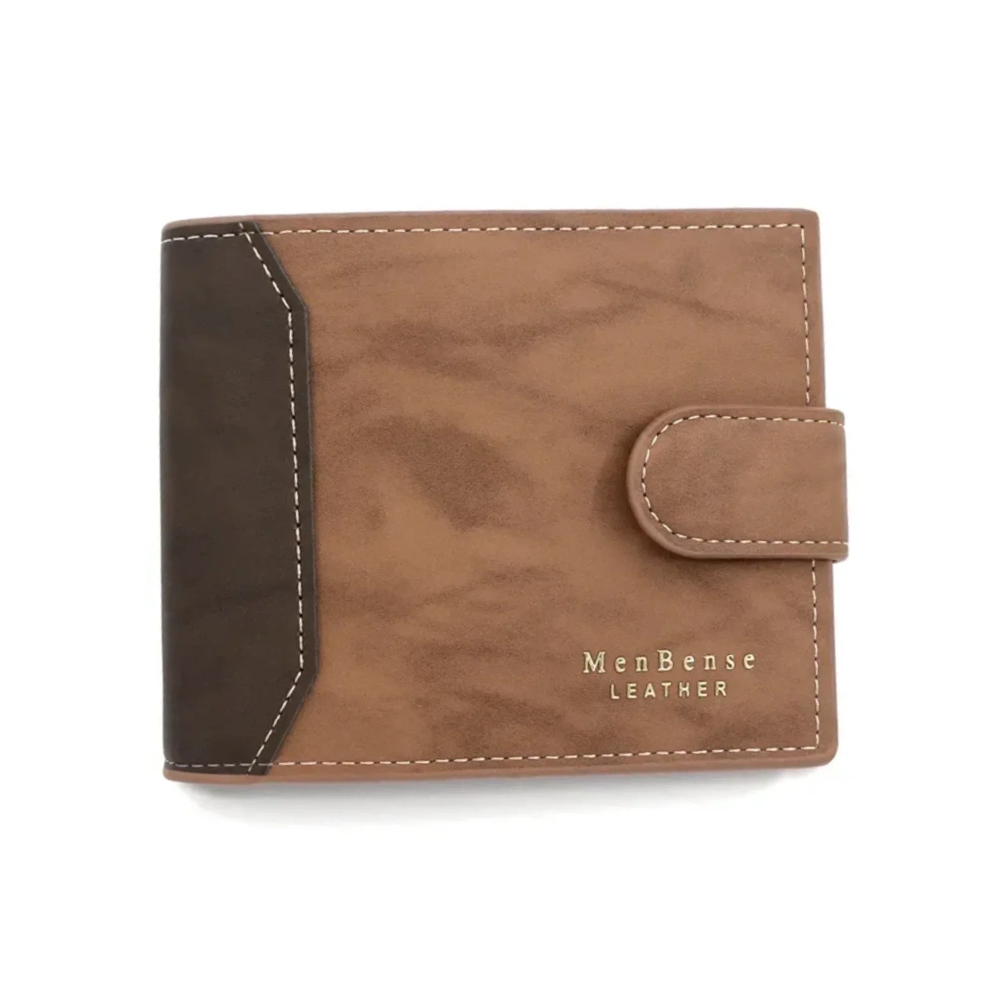 Premium Men’s Frosted Ultra-Slim Wallet – Trifold Organizer with Secure Zipper & ID Slot
