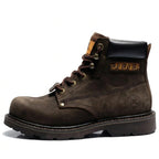 Men’s Genuine Leather Boots – Classic Outdoor, Motorcycle, Casual, Anti-Slip, Western Style