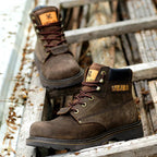 Men’s Genuine Leather Boots – Classic Outdoor, Motorcycle, Casual, Anti-Slip, Western Style