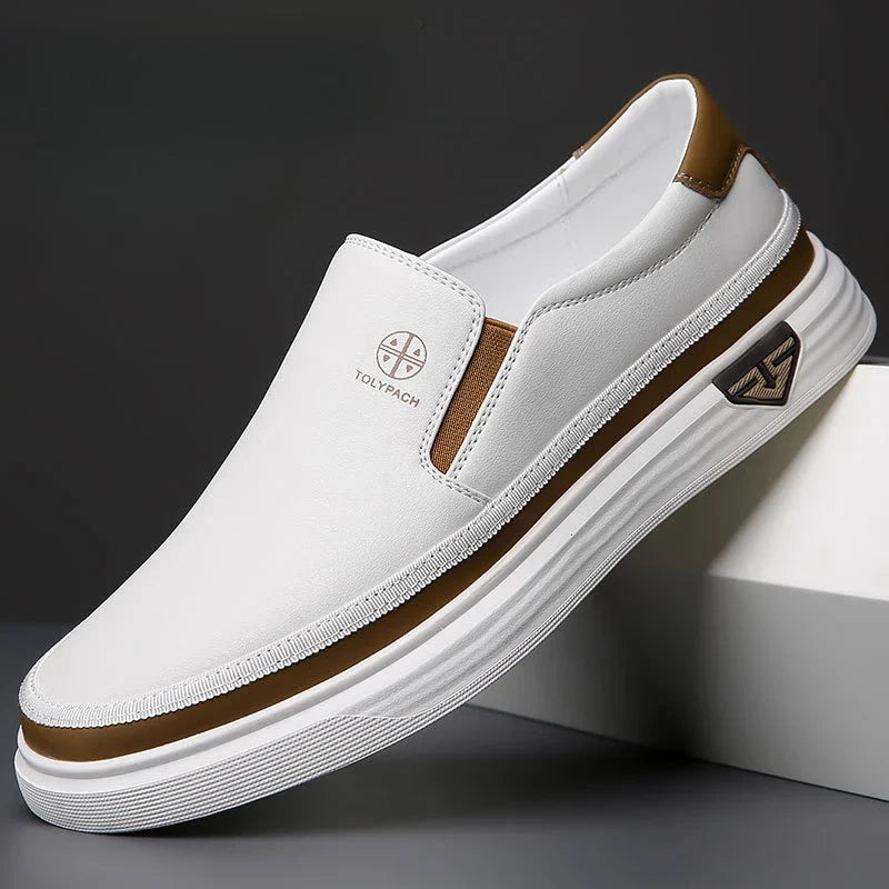 Men’s Handmade Leather Loafers – Luxury Casual and Formal Slip-On Shoes, Office and Outdoor Flats