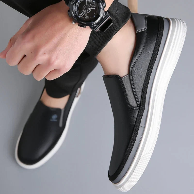 Men’s Handmade Leather Loafers – Luxury Casual and Formal Slip-On Shoes, Office and Outdoor Flats
