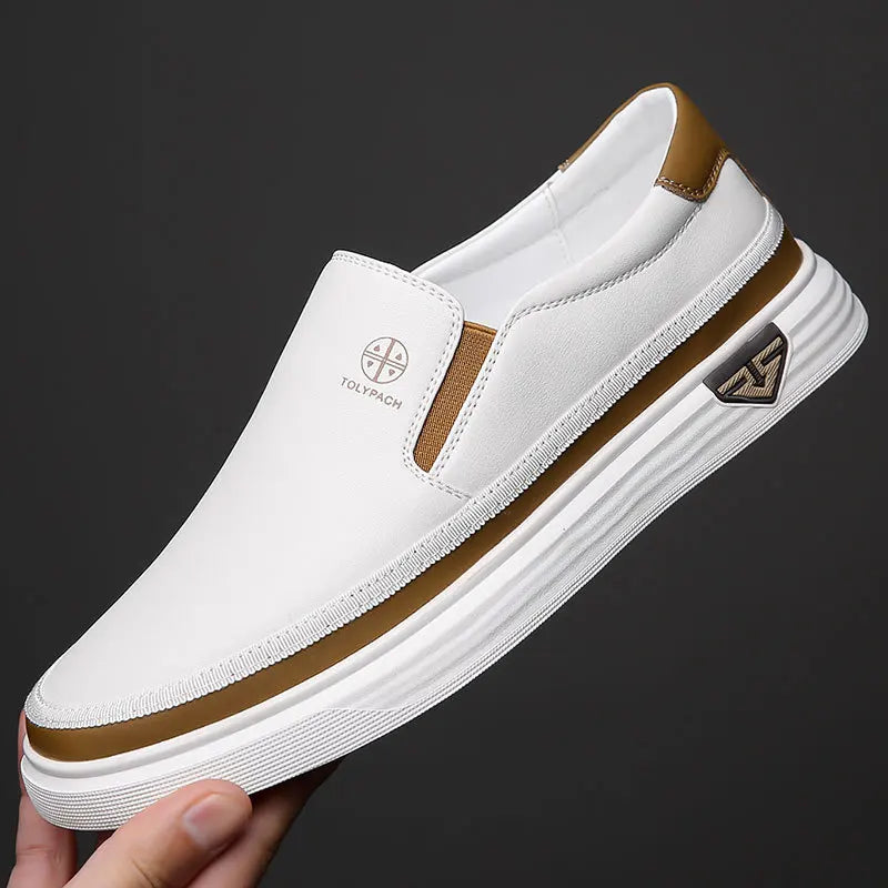 Men’s Handmade Leather Loafers – Luxury Casual and Formal Slip-On Shoes, Office and Outdoor Flats