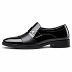 Men’s Leather Classics – Elegant Pointed Dress Shoes for Wedding, Business, Office, and Formal Occasions