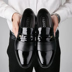 Men’s Leather Classics – Elegant Pointed Dress Shoes for Wedding, Business, Office, and Formal Occasions