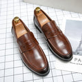 Men’s Leather Loafers, Elegant Casual and Formal Shoes Comfortable for Business, Parties, and Everyday Wear