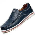 Men’s Leather Loafers – Casual & Party Driving Flats, Genuine Leather Business and Office Shoes