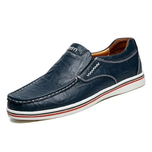Men’s Leather Loafers – Casual & Party Driving Flats, Genuine Leather Business and Office Shoes