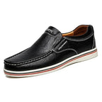 Men’s Leather Loafers – Casual & Party Driving Flats, Genuine Leather Business and Office Shoes