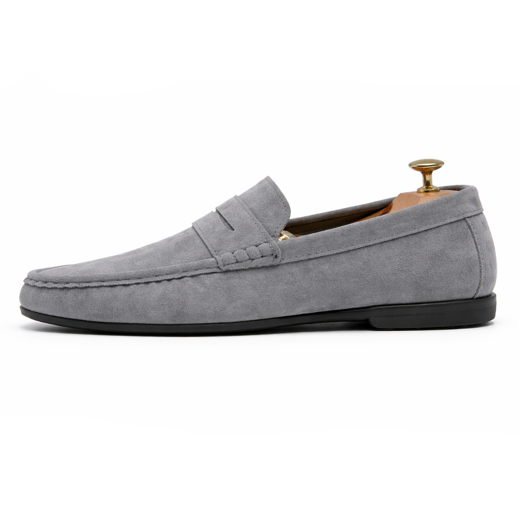 Men’s Casual Suede Loafers – Soft Driving Loafers, High-Quality Flats for Walking, Spring Shoes