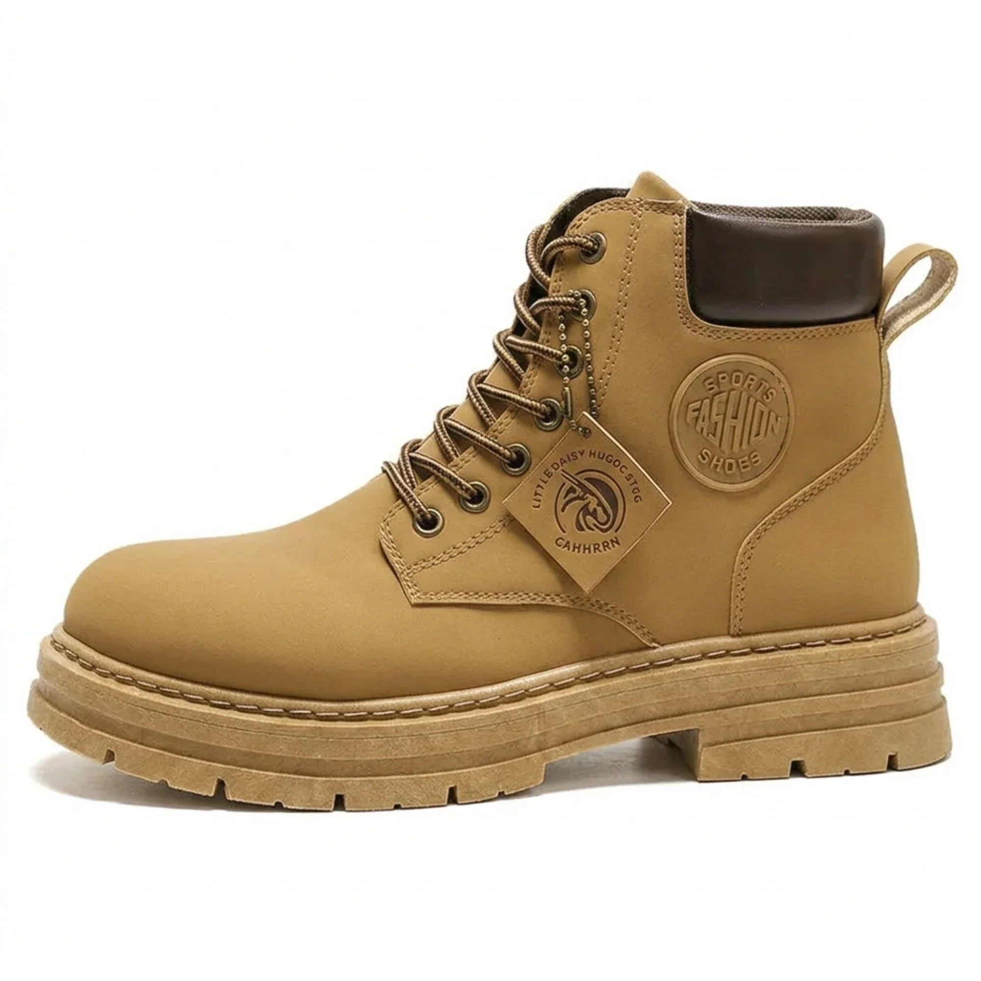 Men’s Low-Top Leather Boots – Fashion Motorcycle, Casual and Outdoor, Autumn