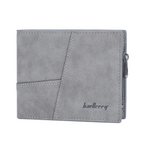 Luxury Men’s PU Leather Wallet – Short Design Card Holder, High Quality Small Men’s Purse