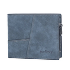 Luxury Men’s PU Leather Wallet – Short Design Card Holder, High Quality Small Men’s Purse