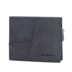 Luxury Men’s PU Leather Wallet – Short Design Card Holder, High Quality Small Men’s Purse