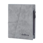 Luxury Men’s PU Leather Wallet – Short Design Card Holder, High Quality Small Men’s Purse