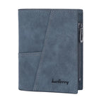 Luxury Men’s PU Leather Wallet – Short Design Card Holder, High Quality Small Men’s Purse