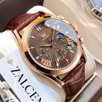 Men’s Luxury Quartz Watch – Waterproof, Leather Strap, Elegant & Modern Design