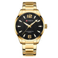 Men’s Business Quartz Watch – Stainless Steel Band with Luminous Hands, Classic Wristwatch