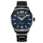 Men’s Business Quartz Watch – Stainless Steel Band with Luminous Hands, Classic Wristwatch