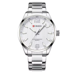 Men’s Business Quartz Watch – Stainless Steel Band with Luminous Hands, Classic Wristwatch