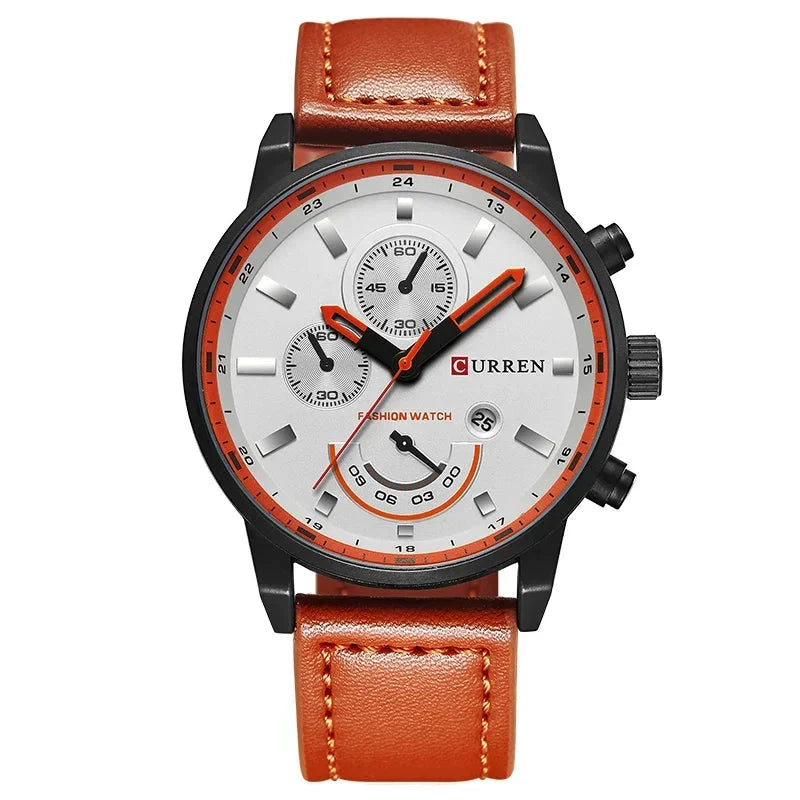 Men’s Luxury Quartz Watch – Fashionable Wristwatch with Elegant Design