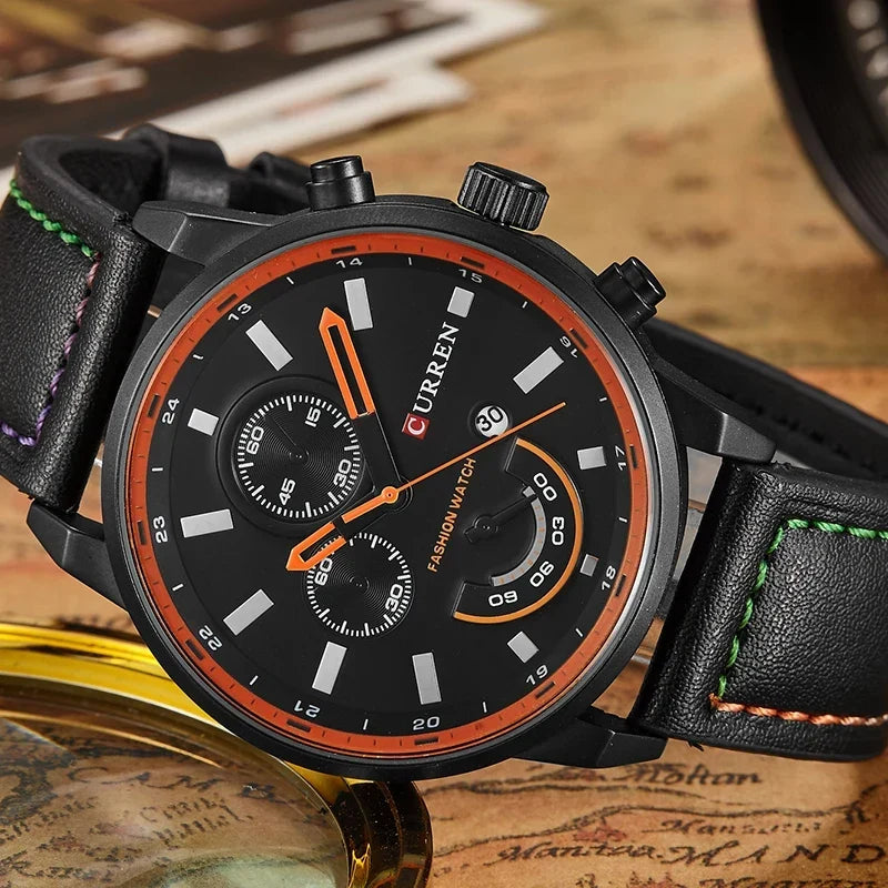 Men’s Luxury Quartz Watch – Fashionable Wristwatch with Elegant Design