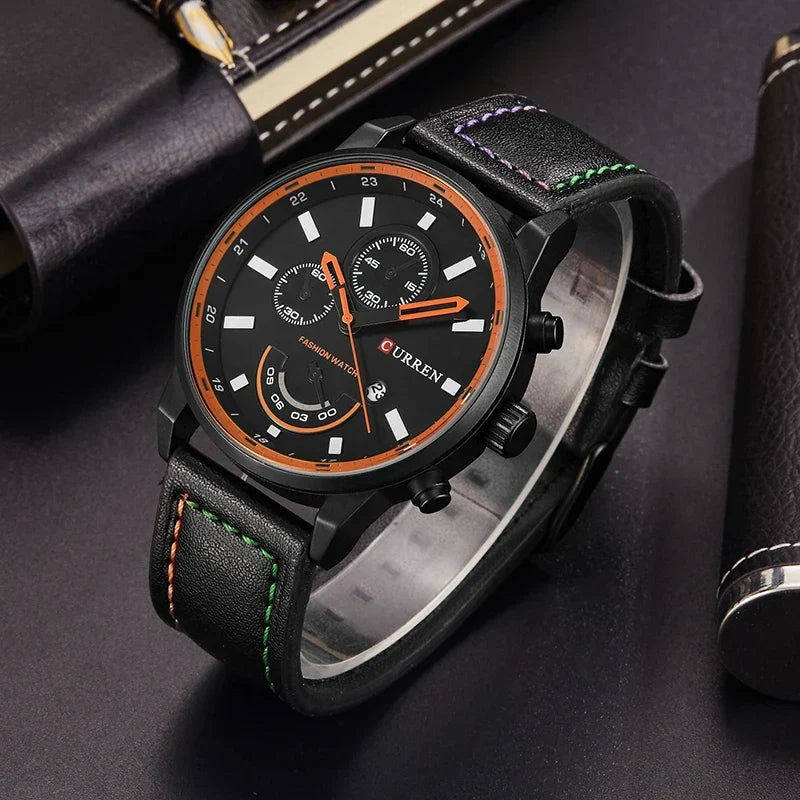 Men’s Luxury Quartz Watch – Fashionable Wristwatch with Elegant Design